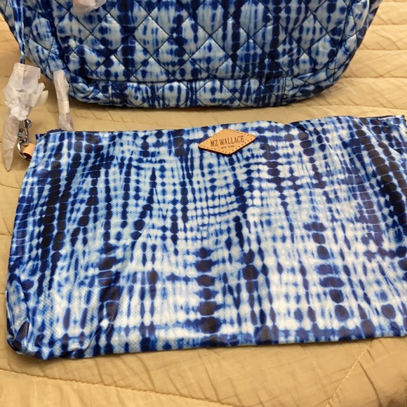 Brand New Mz Wallace City Metro Backpack Shibori Print - Picture 6 of 9